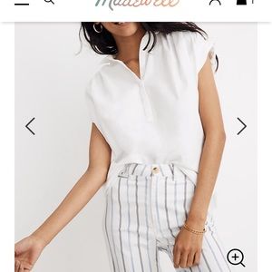 💛NWT💛 Madewell Popover Shirt